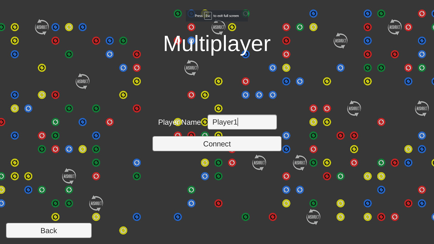 MiSDIRECT multiplayer screen